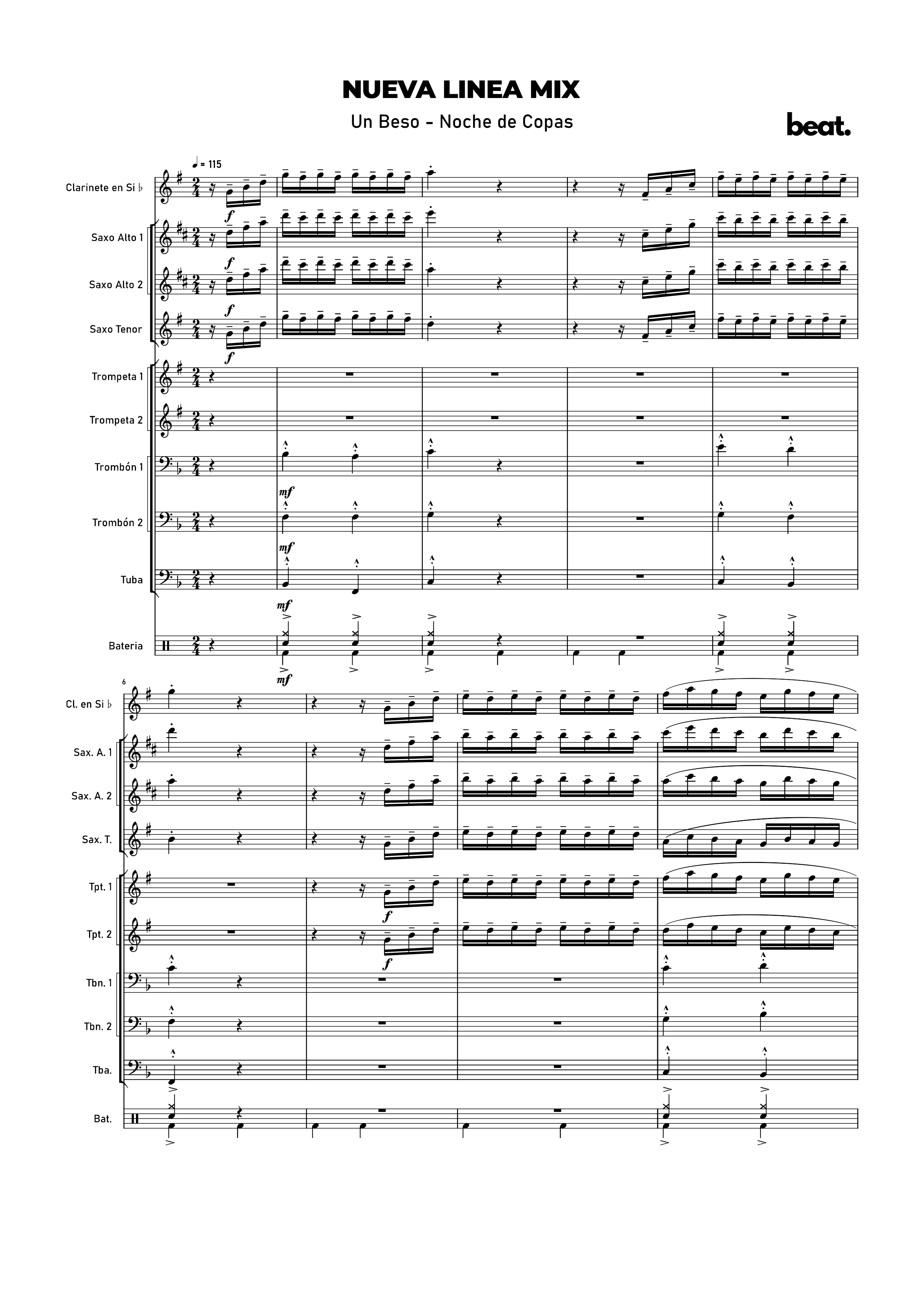 Vista previa de la partitura de Pack Canario